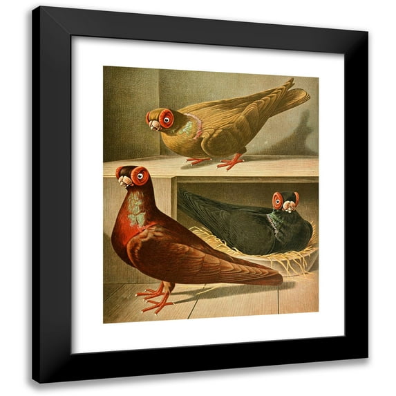 Gustav Prütz 12x14 Black Modern Framed Museum Art Print Titled - C. Barbarica (1884-1886)