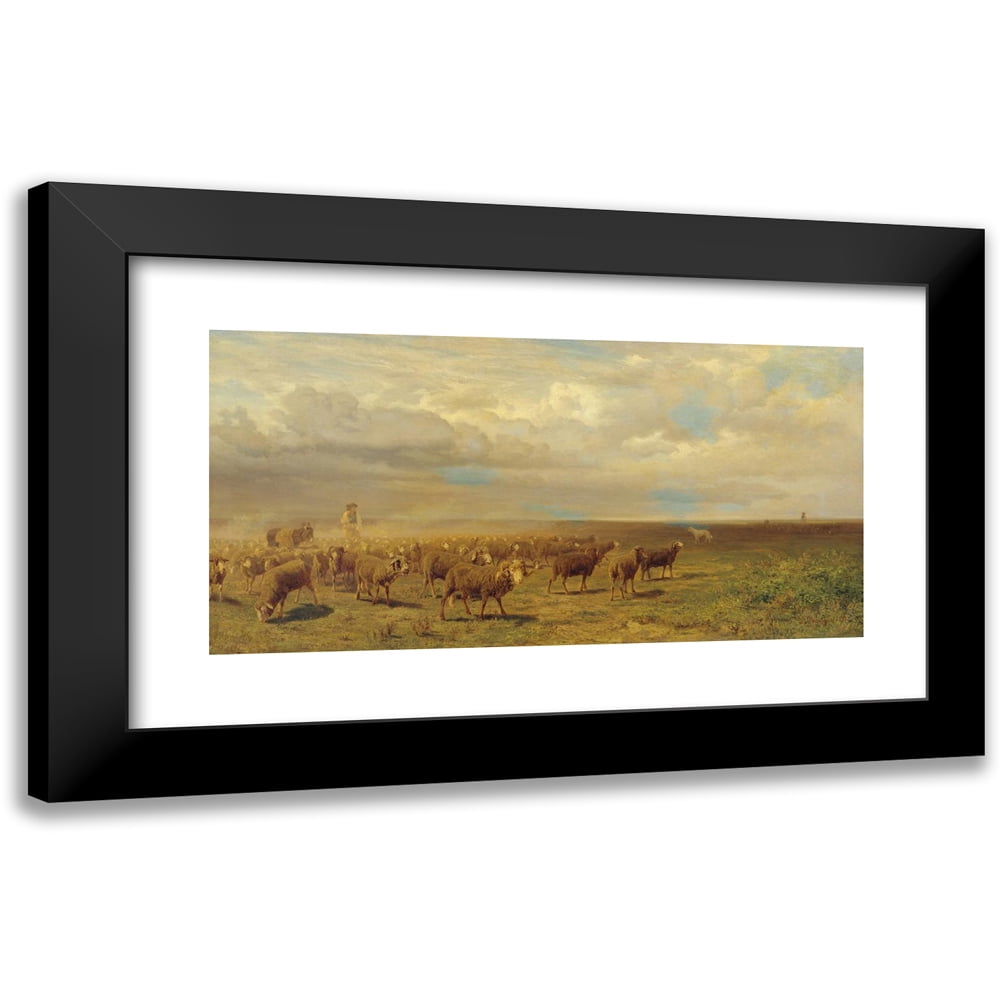 Gustav Ranzoni 14x9 Black Modern Framed Museum Art Print Titled ...