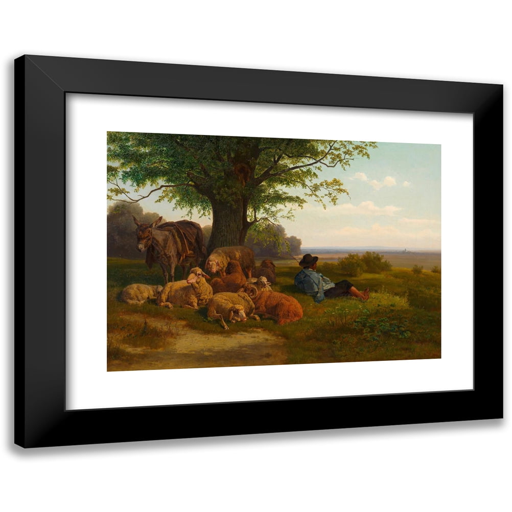 Gustav Ranzoni 24x18 Black Modern Framed Museum Art Print Titled ...