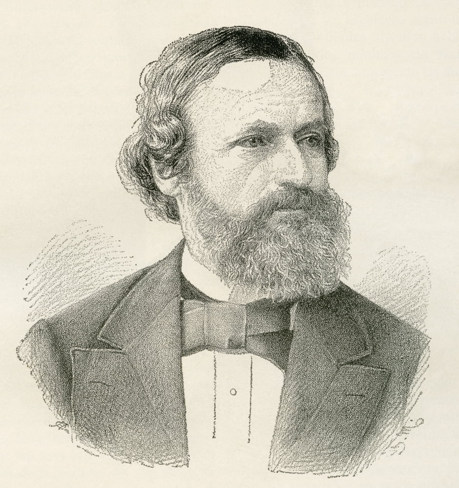 Gustav Robert Kirchhoff 1824 Canvas Art - Ken Welsh Design Pics (26 x 28)