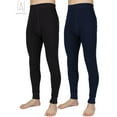 thumbnail image 1 of Gustave 2-Pack Men's Classic Thermal Underwear Bottom Ultra Soft Long Johns Bottom Cotton Base Layer Pant -Size L, 1 of 8