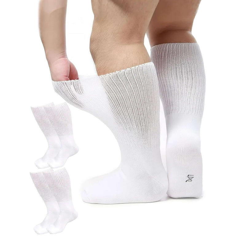Gustave Pairs Extra Wide Diabetic Socks for Men Women Swollen