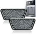 thumbnail image 1 of Gustave 2 Pcs Refrigerator Drip Tray Catcher Silicone Cuttable Mini Fridge Drip Tray Non-Slip Pad Protects Ice and Water Dispenser Pan From Spills - Gray, 1 of 8