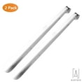 thumbnail image 1 of Gustave 20.5inch Stainless Steel Long Handled Metal Shoe Horn Lifter with Hanging Hole for Seniors (Set of 2), 1 of 7