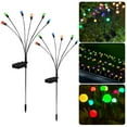 thumbnail image 1 of Gustave 2PCS 6 LED Solar Firefly Lights Outdoor Waterproof Stake Lights Garden Decorative Starburst Swaying Fairy Lights for Pathway Lawn Patio Landscape, 1 of 7