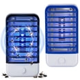 thumbnail image 1 of Gustave 2Pcs Electric Bug Zapper Indoor Plug in Mosquito Killer Lamp Flying Insect Traps with UV Lights - Black & Blue, 1 of 10