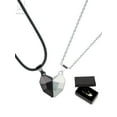 thumbnail image 1 of Gustave 2Pcs Lovers Matching Friendship Heart Pendant Couple Magnetic Heart Necklace Two Souls One Heart Pendant Jewelry Gift, 1 of 10
