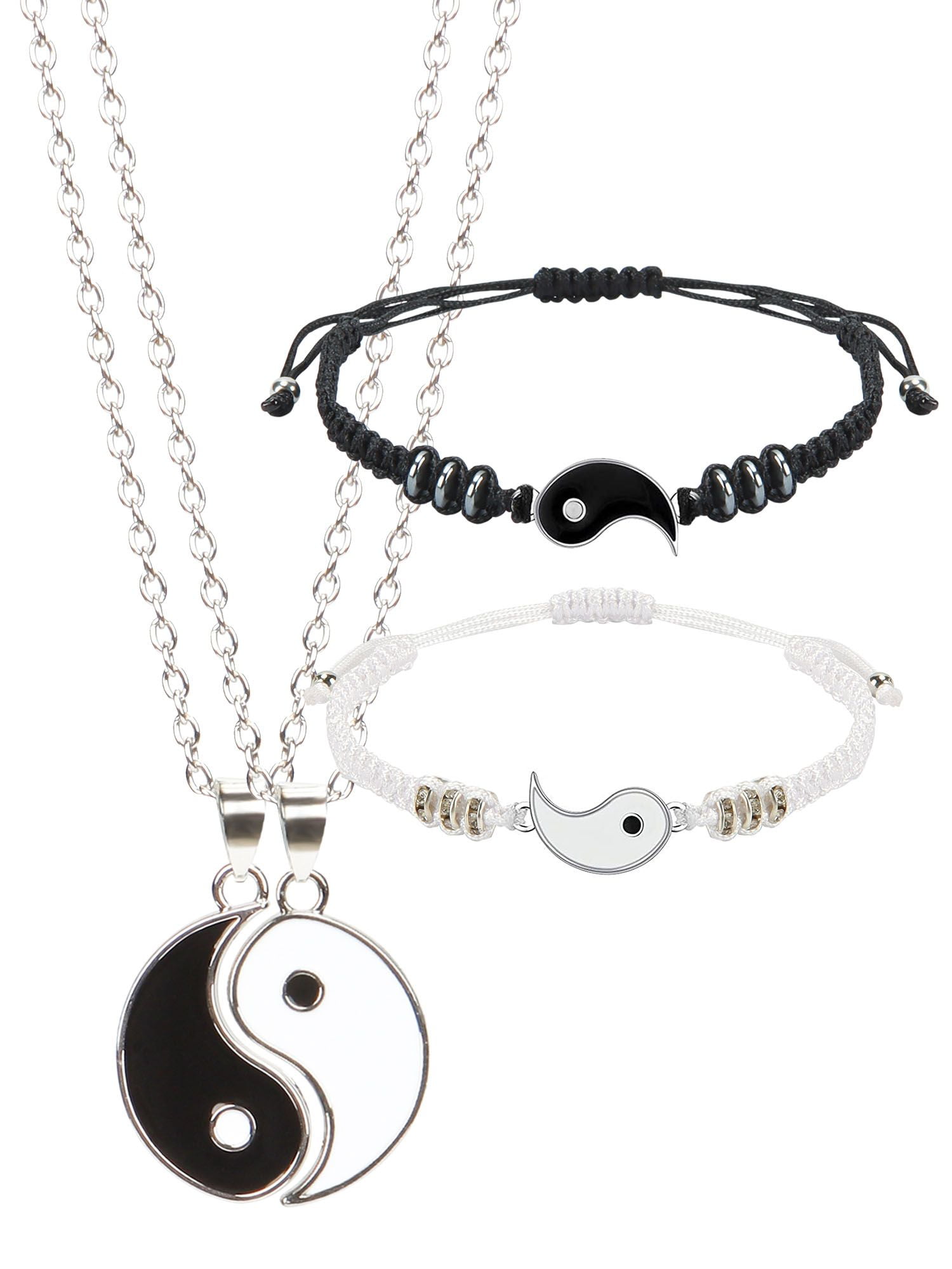 Yin and yang friendship necklace shop