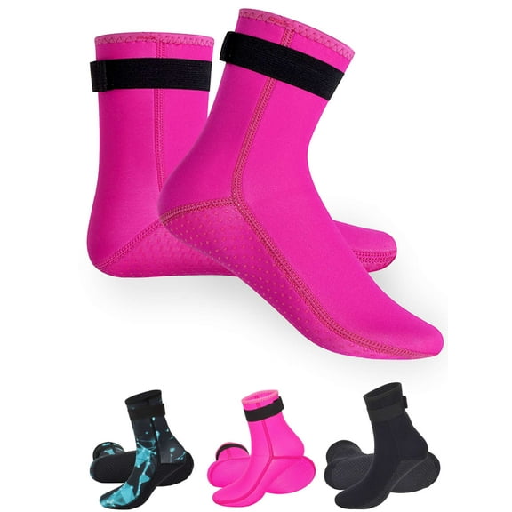 Gustave 3mm Neoprene Diving Socks Thermal Anti-Slip Wetsuit Socks Scuba Water Sock Beach Booties Shoes for Women Men Surfing Swimming Snorkeling Water Sports