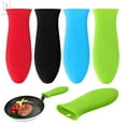 thumbnail image 1 of Gustave 4 Pack Silicone Hot Handle Holder Pan Handle Sleeve Pot Holders, Heat Resistant Cast Iron Skillet Handle Covers for Kitchen, BBQ and Baking Cookware, 1 of 10