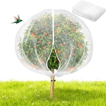 Gustave 5.9x5.9ft Fruit Tree Netting with Zipper and Drawstring, Garden Plant Netting Cover Pest Barrier Protection Mesh for Fruit Trees
