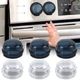 thumbnail image 1 of Gustave 6Pcs Gas Stove Knob Covers for Child Safety, Universal Oven Stove Knob Cover Kitchen Stove Protectors Baby Proof Safety Guard, 1 of 10