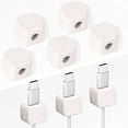 thumbnail image 1 of Gustave 8 Pack Magnetic Cable Management Clips Adhesive Phone Charger Cord Holder Under Desk Wire Organizer Keeper for Home Office Car Wall Desktop (White), 1 of 10