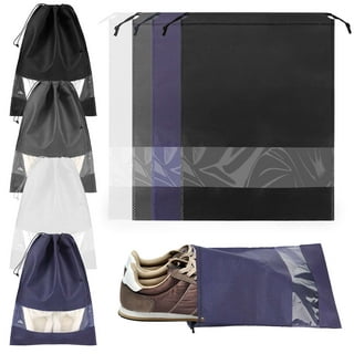 1pc Non-woven Fabric Shoe Storage Bag, Modern Drawstring Travel
