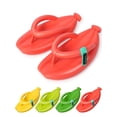 thumbnail image 1 of Gustave Anti Slip Flip Flops House Shower Slippers Open Toe Cloud Slides Quick Drying Comfy Banana Sandal for Women Men Beach Bath Slipper "Women 11-12 / Men 9-10", 1 of 10