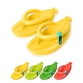 thumbnail image 1 of Gustave Anti Slip Flip Flops House Shower Slippers Open Toe Cloud Slides Quick Drying Comfy Banana Sandal for Women Men Beach Bath Slipper "Women 9-10 / Men 7-8", 1 of 10