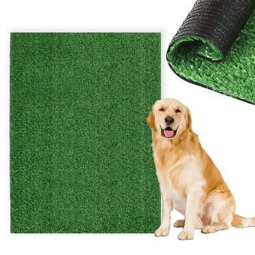 Artificial Grass Potty Pad For Dogs - 36x47 Inch, Indoor/Outdoor Puppy Training Mat