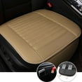 thumbnail image 1 of Gustave Beige, Leather, Non Slip, Front Seat Covers, 1 of 8