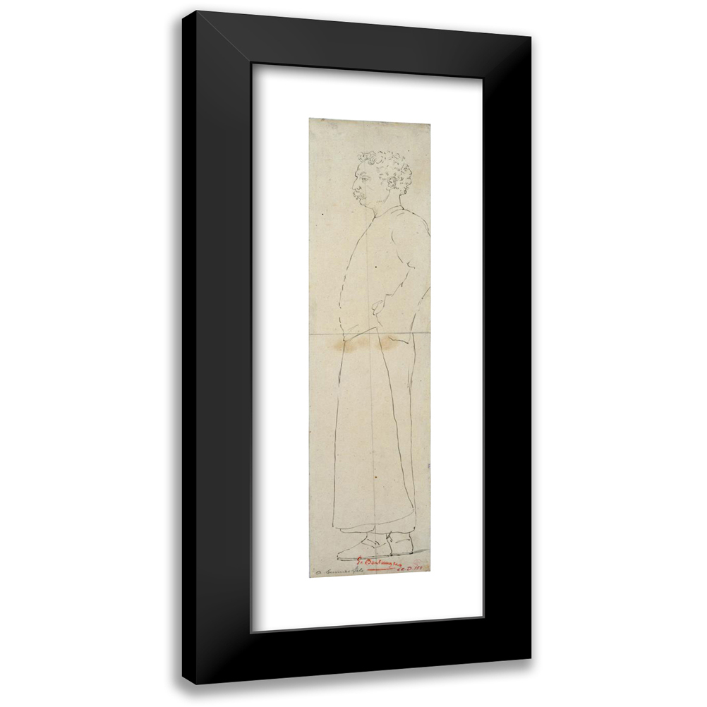 Gustave Boulanger 7x18 Black Modern Framed Museum Art Print Titled ...