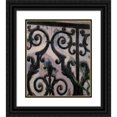 thumbnail image 1 of Gustave Caillebotte 15x17 Black Ornate Wood Framed Double Matted Museum Art Print Titled - View from a Balcony, 1 of 5