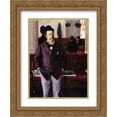 thumbnail image 1 of Gustave Caillebotte 2x Matted 20x24 Gold Ornate Framed Art Print 'In a Cafe', 1 of 2