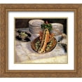 thumbnail image 1 of Gustave Caillebotte 2x Matted 24x20 Gold Ornate Framed Art Print 'Still Life With Crayfish', 1 of 2