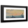 thumbnail image 1 of Gustave Cariot 24x14 Black Modern Framed Museum Art Print Titled - Study of Sleeping on the Plain (1919), 1 of 1
