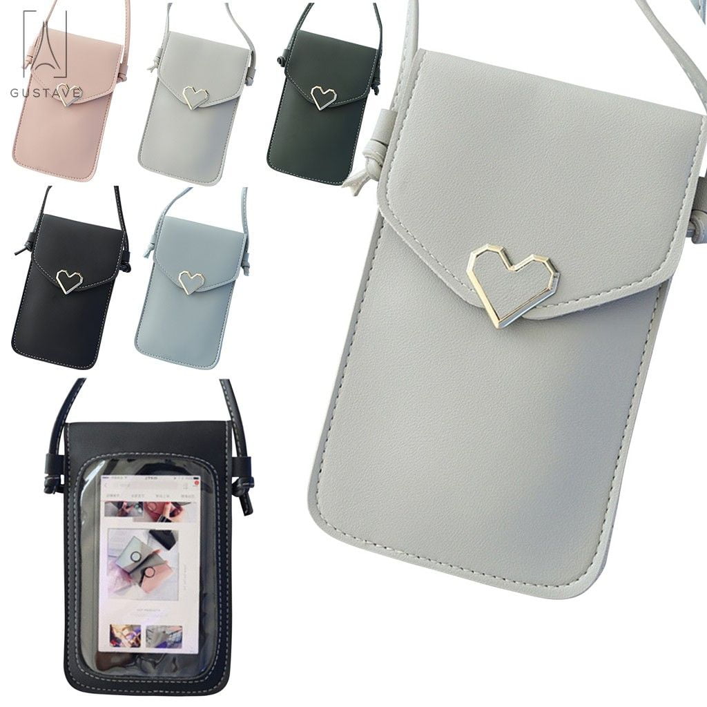 Gustave Cell Phone Bag PU Leather Crossbody Smartphone Purse Gustave Cell Phone Bag PU Leather Crossbody Smartphone Purse