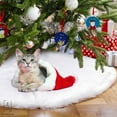 thumbnail image 1 of Gustave Christmas 1Pcs White Plush Christmas Tree Skirt Home Outdoor Christmas Decoration Wedding Party Ornaments Decor 35.4", 1 of 6