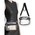 thumbnail image 1 of Gustave Clear Bag Stadium Approved Crossbody Purse for Concerts Sports Events, PVC Transparent Messenger Shoulder Bag with Adjustable Strap for Men Women, 1 of 7