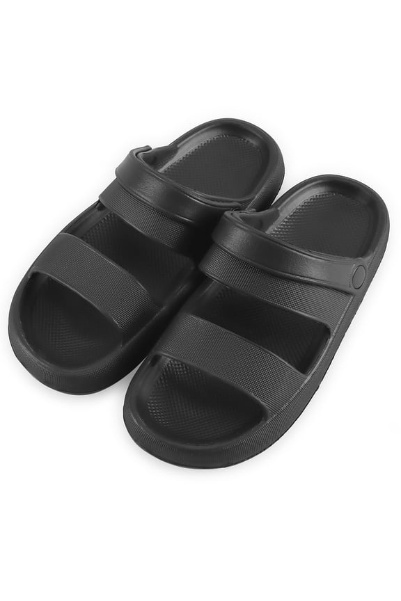 Clouds Anti-Slip Slippers for Women and Men, Shower Bathroom Slides Sandals House Slippers Comfort Thick Sole Slides, Women 13-14 / Men 11-12