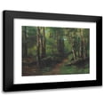 thumbnail image 1 of Gustave Courbet 18x14 Black Modern Framed Museum Art Print Titled - Path Through the Forest (circa 1860), 1 of 5