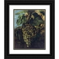 thumbnail image 1 of Gustave Courbet 20x24 Black Ornate Framed Double Matted Museum Art Print Titled: Grape Cluster (1871), 1 of 5