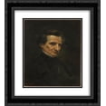 thumbnail image 1 of Gustave Courbet 2x Matted 20x24 Black Ornate Framed Art Print 'Hector Berlioz', 1 of 2