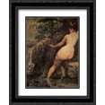 thumbnail image 1 of Gustave Courbet 2x Matted 20x24 Black Ornate Framed Art Print 'The Source', 1 of 2