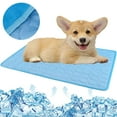 thumbnail image 1 of Gustave Dog Cooling Mat Washable Breathable Ice Silk Self Cooling Pad Pet Sleeping Bed Blanket for Small Medium Large Dogs Cats "Blue, XL", 1 of 8