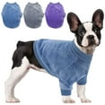 thumbnail image 1 of Gustave Dog Sweater Winter Warm Fleece Plush Pet Pullover Dog Clothes Soft Cat Puppy Coat Jacket Sweatshirt for Small Medium Dogs Boy Girl "Blue, M", 1 of 8