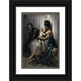 thumbnail image 1 of Gustave Doré 17x24 Black Ornate Framed Double Matted Museum Art Print Titled: The Family of the Sailbox; the Injured Child (1853), 1 of 5