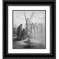 thumbnail image 1 of Gustave Dore 2x Matted 20x24 Black Ornate Framed Art Print 'The Celestial Pilot', 1 of 2
