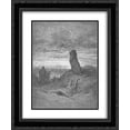 thumbnail image 1 of Gustave Dore 2x Matted 20x24 Black Ornate Framed Art Print 'The Disobedient Prophet Is Slain by a Lion', 1 of 2