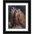 thumbnail image 1 of Gustave Dore 2x Matted 20x24 Black Ornate Framed Art Print 'Two Owls', 1 of 2