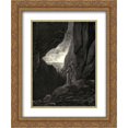 thumbnail image 1 of Gustave Dore 2x Matted 20x24 Gold Ornate Framed Art Print 'The Inferno, Canto 34, lines 127'129: By that hidden way My guide and I did enter, to return To the fair world', 1 of 2