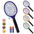 thumbnail image 1 of Gustave Electric Fly Swatter, 3-Layer Safety Mesh, ABS Material, Indoor/Outdoor Pest Control, Red, 1 of 9