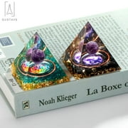 Gustave Energy Generator Orgone Pyramid for E-Energy Protection & Healing- Meditation Orgone Pyramids Crystal Chakra Hand Craft