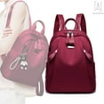 thumbnail image 1 of Gustave Fashion Women Backpack Purse Anti-theft Casual Travel Rucksack Waterproof Oxford Shoulder Bags "Red", 1 of 8