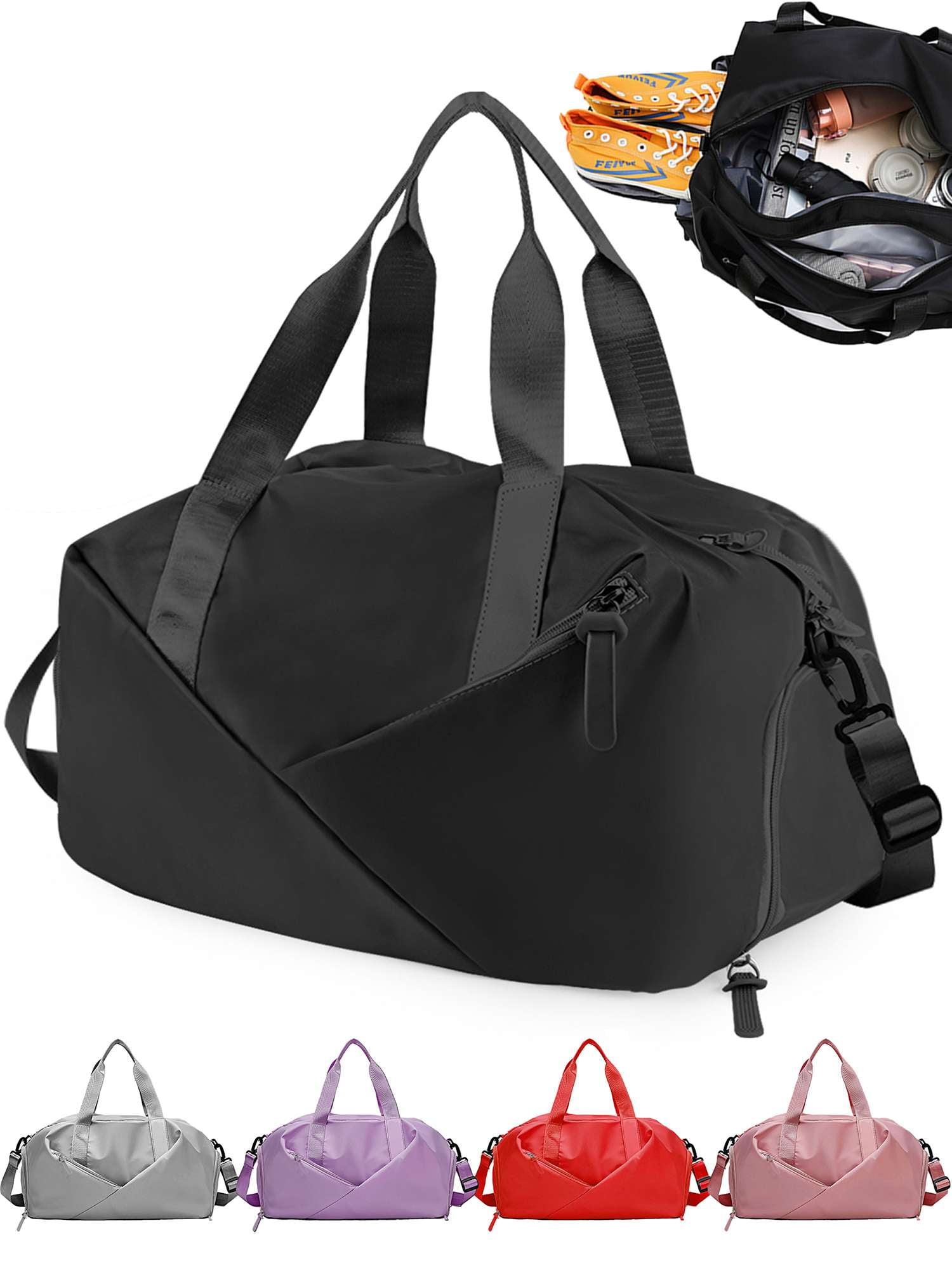 Gustave Gym Duffel Bag for Women Men Travel Weekender Overnight Bag ...