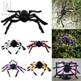 thumbnail image 1 of Gustave Halloween Spider for Outdoor Haunt House Halloween Decorations Realistic Hairy Spider Home Yard Decor - 30 inch - Black, 1 of 9