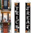 thumbnail image 1 of Gustave Halloween Trick Or Treat Hanging Banner Door Decoration, Porch Decorations Outdoor Signs for Home Welcome Signs "B Style", 1 of 8