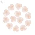 thumbnail image 1 of Gustave Healing Crystal 0.8 inch Quartz Stones Carved Palm Worry Stone Chakra Reiki Balancing Heart Shape Gemstone (Pack of 10), 1 of 9