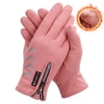 thumbnail image 1 of Gustave Kids Winter Warm Gloves Fleece Lined Non-Slip Gloves Cold Weather Outdoor Snow Cycling Gloves with Zipper for Girls Boys, 1 of 9